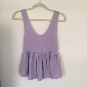 Lilac urban outfitters babydoll tank